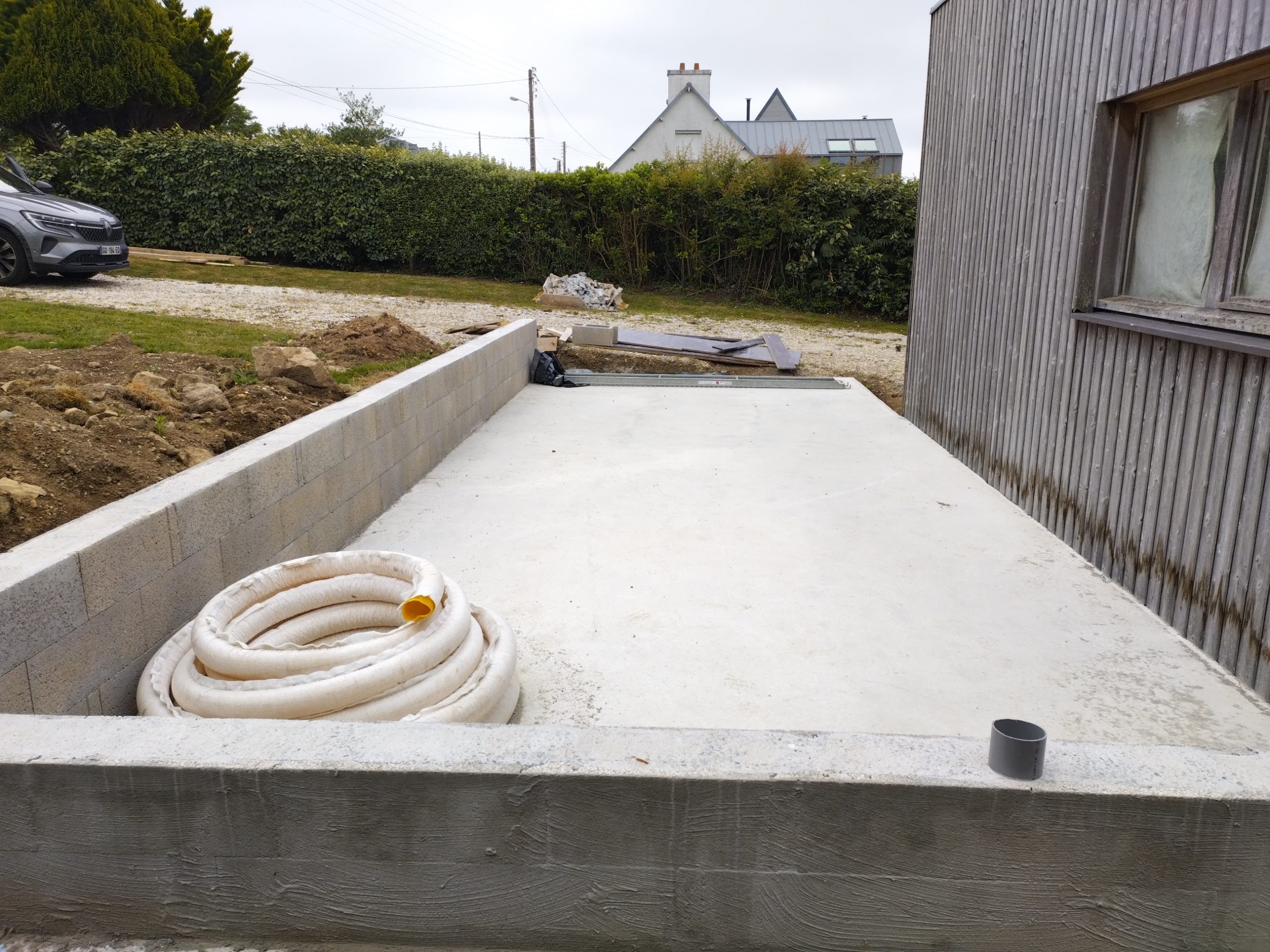 Fondation pour Carport - Dallage - Bugueles